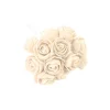24 FLEURS DÉCO ROSETTE MOUSSE 11X2CM IVOIRE
