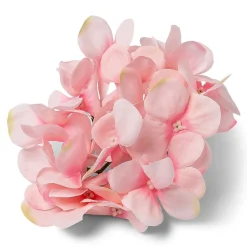 6 FLEURS HORTENSIAS ARTIFICIELS 12CM ROSE