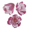 6 FLEURS MAGNOLIA AZYME COMESTIBLE 7CM ROSE