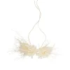 FLEURS SÉCHÉES FICELLE À NOUER 20CM CRÈME