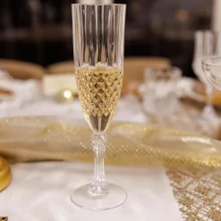 FLÛTE RÉUTILISABLE VINTAGE 22CL TRANSPARENT