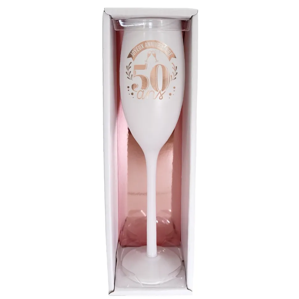 FLUTE BLANCHE et ROSE 50AINE