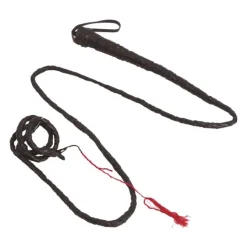 FOUET LANIÈRES SIMILI CUIR 2M NOIR