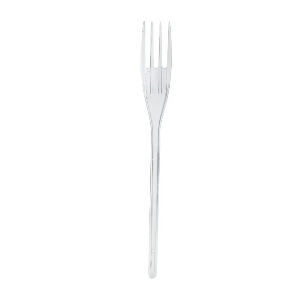 20 FOURCHETTES ÉLÉGANCE RÉUTILISABLES CRISTAL