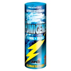 FUMIGÈNE ALLUMAGE ÉLECTRIQUE 1 MINUTE BLEU - T1