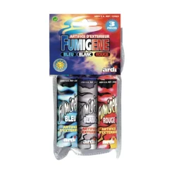 3 FUMIGÈNES ARDI BLEU, BLANC ROUGE - T1