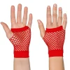 GANTS COURTS RÉSILLE ROUGE ADULTE