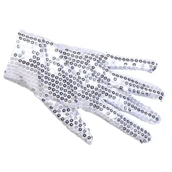 GANTS SEQUIN ARGENT ADULTE