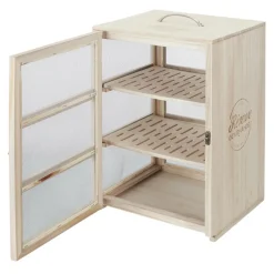 GARDE MANGER EN BOIS 28X24X39CM