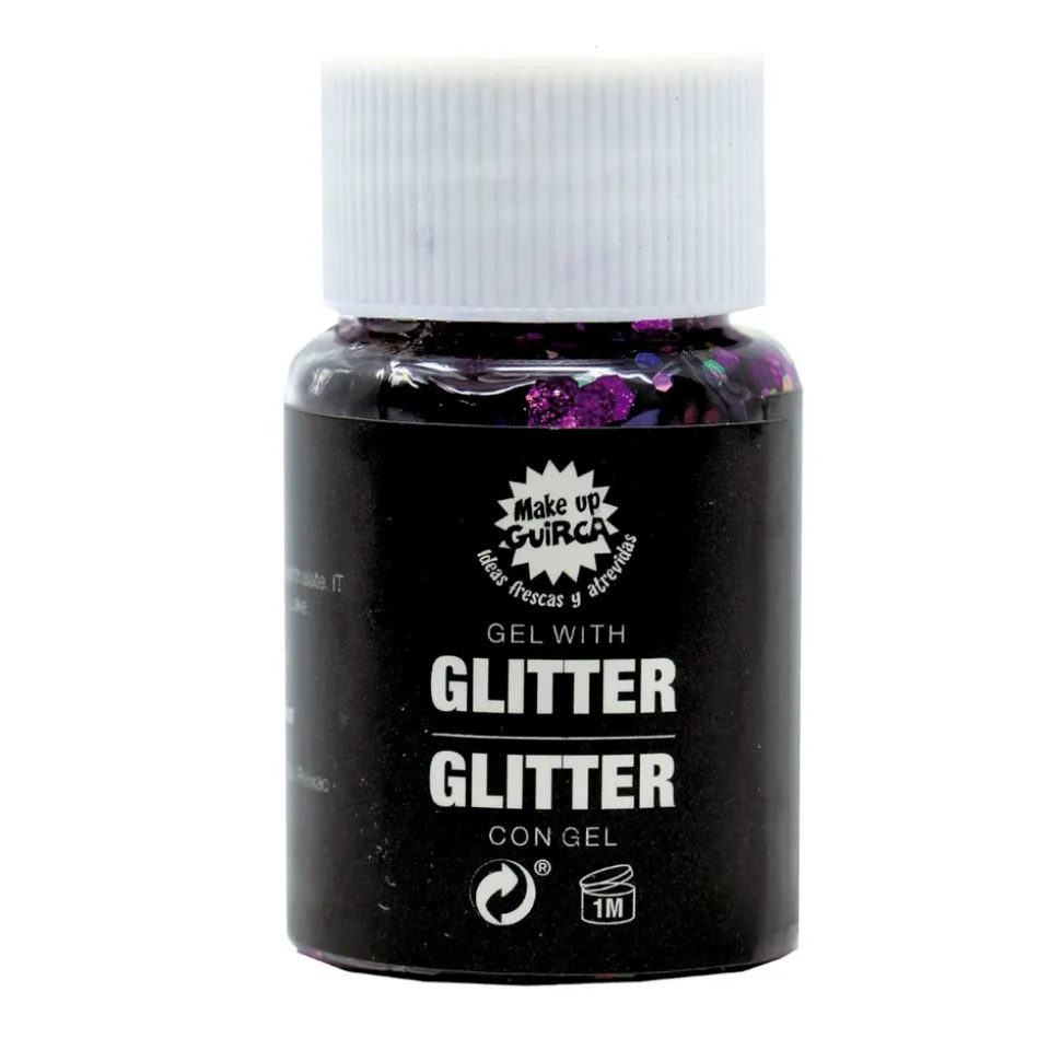 GEL AVEC PAILLETTES CORPS VISAGE 20GR LILAS