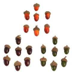7 GLANDS DÉCORATIFS 2X2.5CM COLORÉ