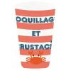 GOBELET RÉUTILISABLE PP COQUILLAGES CRUSTACÉS 25CL