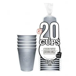 20 GOBELETS ARGENT 50CL USA AUTHENTIQUES