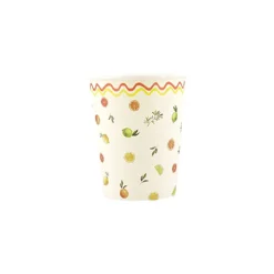 8 GOBELETS CARTON AGRUME TUTTI FRUTTI 25CL CRÈME