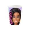8 GOBELETS CARTON BARBIE SWEET LIFE 25CL LILAS