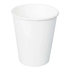 15 GOBELETS CARTON BIO CAFÉ 25CL BLANC