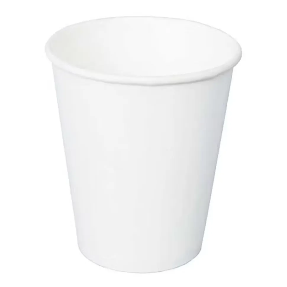 15 GOBELETS CARTON BIO CAFÉ 25CL BLANC