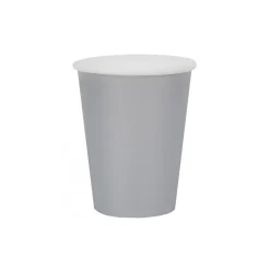 10 GOBELETS CARTON BIO 25CL ARGENT