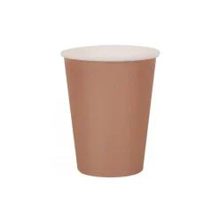 10 GOBELETS CARTON BIO 25CL BRONZE