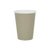 10 GOBELETS CARTON BIO 25CL TAUPE