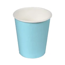 24 GOBELETS CARTON BIODÉGRADABLE 20CL BLEU CLAIR