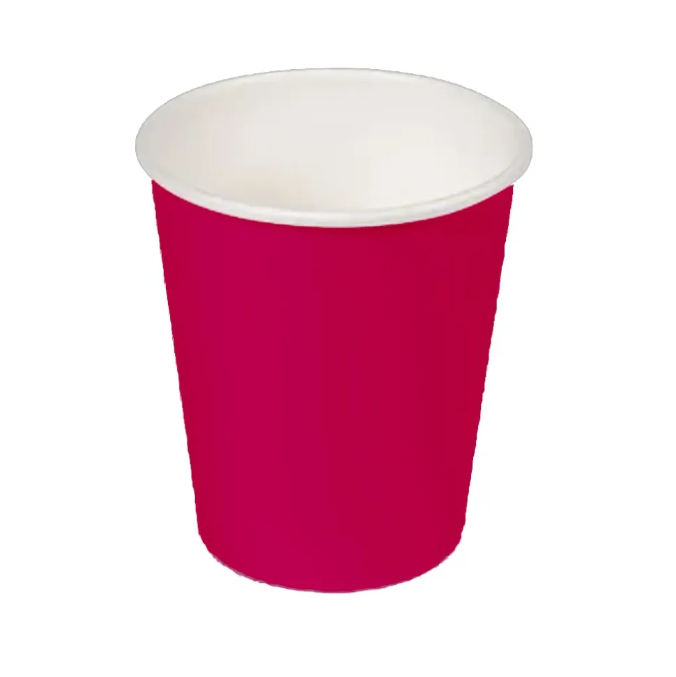 24 GOBELETS CARTON BIODÉGRADABLE 20CL FUCHSIA
