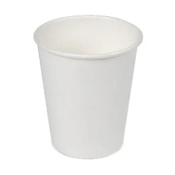 25 GOBELETS CARTON BIODÉGRADABLE 20CL BLANC