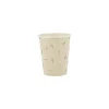 8 GOBELETS CARTON BRANCHE LAURIER OR 25CL LIN
