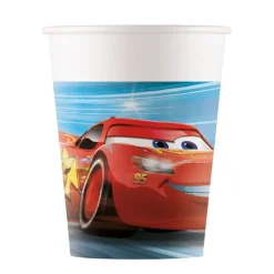 8 GOBELETS CARTON CARS VICTORY IS MINE 25CL