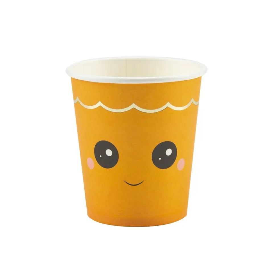 8 GOBELETS CARTON CITROUILLES SWEETY HALLOWEEN 20CL