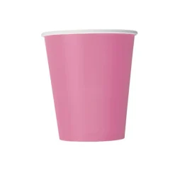 8 GOBELETS CARTON 25CL VIEUX ROSE