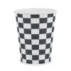 6 GOBELETS CARTON DAMIER COURSE AUTO RÉTRO 22CL