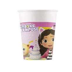 8 GOBELETS CARTON GABBY MAISON MAGIQUE 20CL ROSE