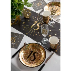 10 GOBELETS CARTON ÂGE 18 ANS 27CL OR