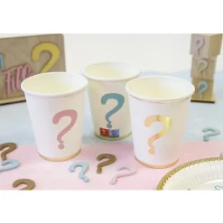 6 GOBELETS CARTON GENDER REVEAL 27CL