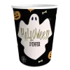 6 GOBELETS CARTON HALLOWEEN D'ENFER 25CL NOIR