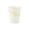 8 GOBELETS CARTON JOLIS BRINS 255ML BLANC