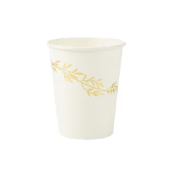 8 GOBELETS CARTON JOLIS BRINS 255ML BLANC