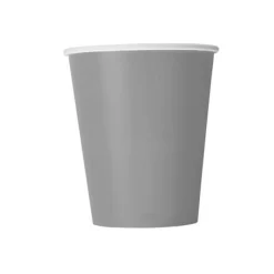 8 GOBELETS CARTON 250ML ACIER