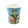 8 GOBELETS CARTON NARUTO SHIPPUDEN 25CL BLEU