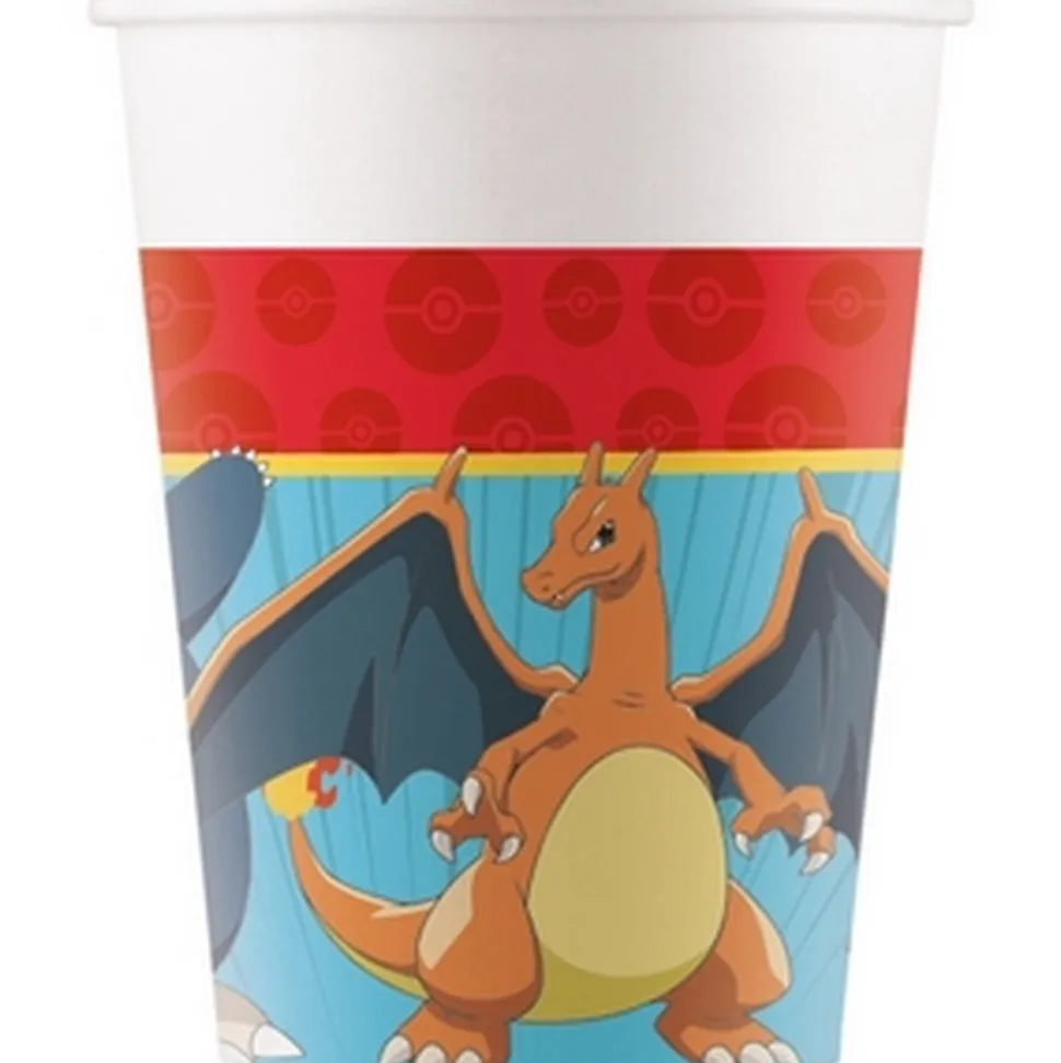 8 GOBELETS CARTON POKÉMON NEXT GENERATION 20CL
