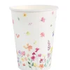 6 GOBELETS CARTON PRINTEMPS FLEURI 27CL