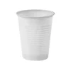 100 GOBELETS PLASTIQUE RÉUTILISABLE 20CL BLANC