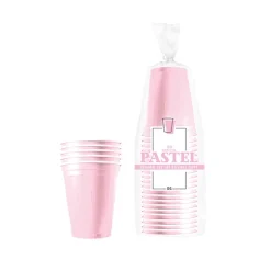 20 GOBELETS REDCUP USA ROSE PASTEL 50CL