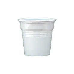 50 GOBELETS RÉUTILISABLES CAFÉ EXPRESSO 8CL BLANC