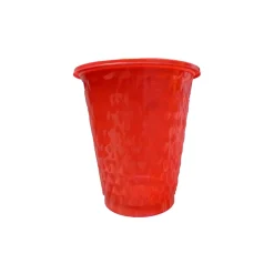 30 GOBELETS RÉUTILISABLES RECYCLABLES 25CL ROUGE