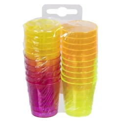 20 GOBELETS SHOT COCKTAIL RÉUTILISABLE 2CL FLUO UV