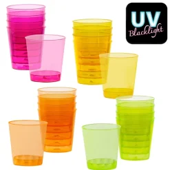20 GOBELETS SHOT COCKTAIL RÉUTILISABLE 2CL FLUO UV