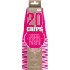 20 GOBELETS USA CARTON 53CL ROSE