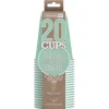 20 GOBELETS USA CARTON 53CL VERT PASTEL